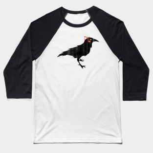 bird music vintage crow Baseball T-Shirt